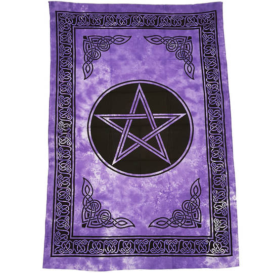 Pentacle Purple Throw